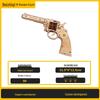 CSGO Деревянный складной нож-коготь и игрушечный пистолет с режимом стрельбы очередями, набор блоков-пазлов для самостоятельной сборки