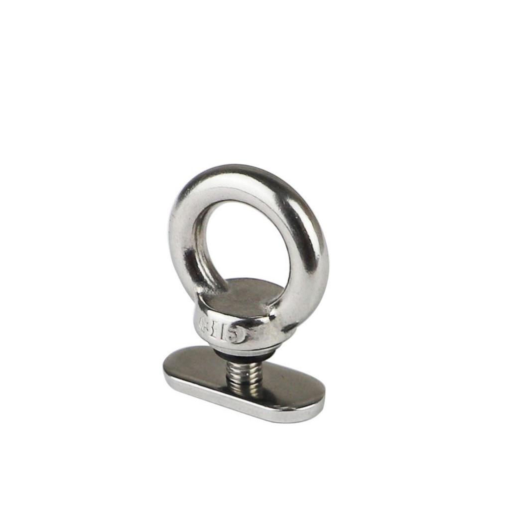 [4 шт. M6-316] Каноэ Караван Палатка Каяк Модификация Фурнитура 316 Нержавеющая Сталь Скользящая Рельсовая Направляющая Трек Фиксирующее Подвесное Кольцо