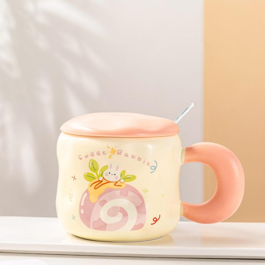 Нишевая керамическая кружка, большая ручная кружка, симпатичная стильная кружка, высококачественная ложка, чашка для воды, кофе, молока, чая