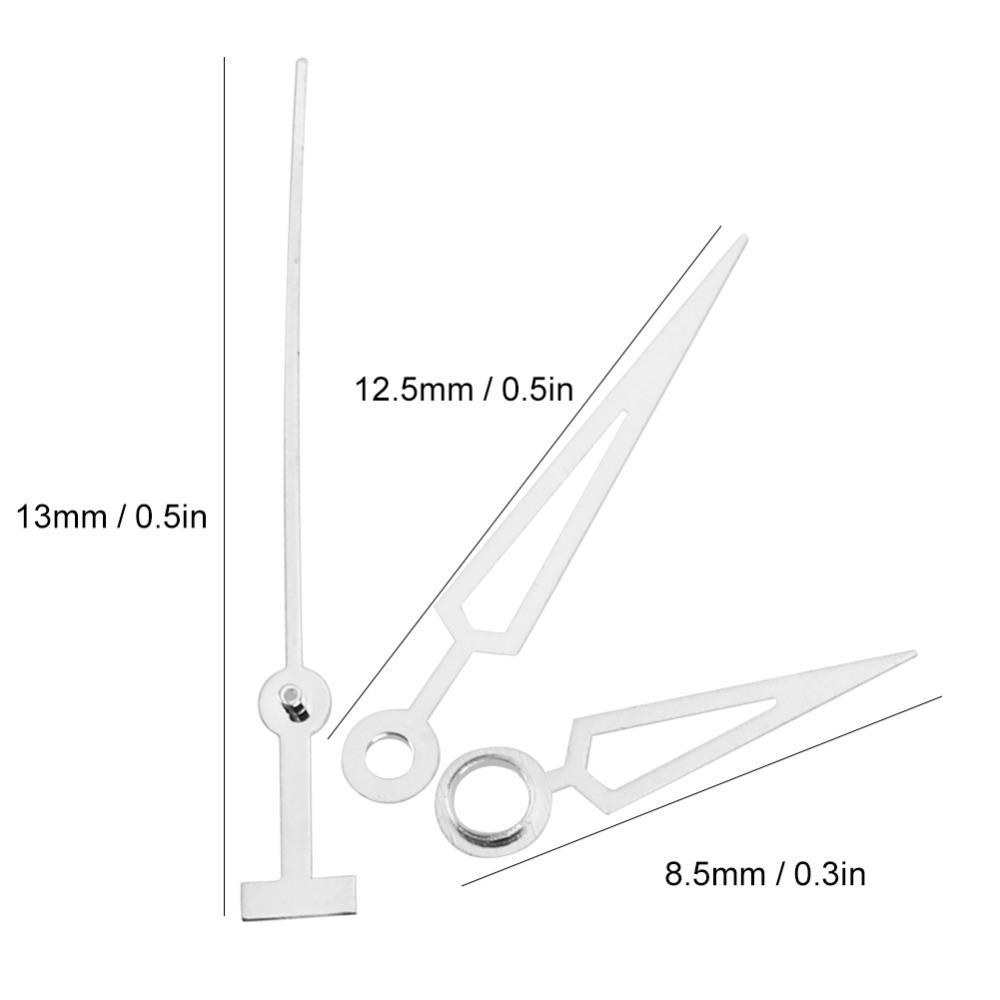 3Pcs Small Size Watch Hands Metal Watch Accessory Premium Watch Needles For Men