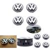 Volkswagen Hub Cover 2.6in High Gloss Finish Strong Abs Plastic Perfect Replacement For Lost Badges