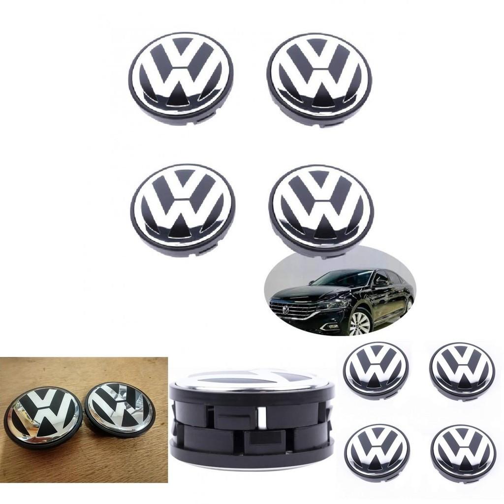 Volkswagen Hub Cover 2.6in High Gloss Finish Strong Abs Plastic Perfect Replacement For Lost Badges