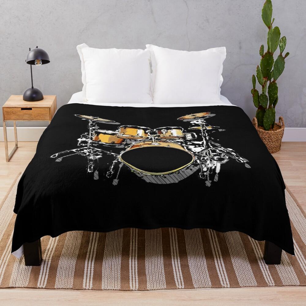 Drumset Throw Blanket