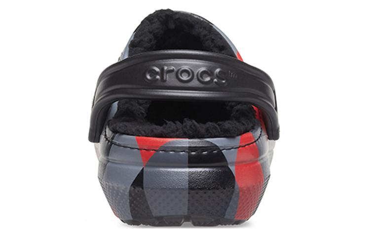 Crocs Классические клоги Клоги Унисекс Черный Красный Серый 206568-6RQ