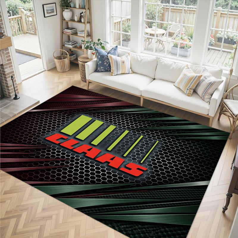 CLAAS Design Crystal Velvet Carpet Cozy Non?Slip Printed Rug For Bedroom Living Room Entrance