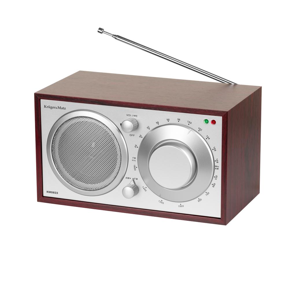 Kruger&Matz FM/AM кухонное радио, мощный динамик, разъем AUX 3,5 мм
