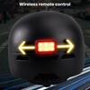 Wireless Bike Turn Signals Light Helmet Turn Signal Bicycle Rear Light Taillight Cycling Back Warning Strobe Light Waterproof Cycling Taillight