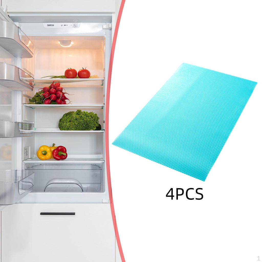 4-х компонентные коврики для холодильника кухонные гаджеты аксессуары без скользящих подкладок