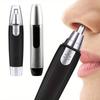 1pc Precision Nose & Ear Hair Trimmer - Pain-Free, High-Performance for Women & Men - Durable Stainless Steel Blade, Whisper-Quiet, Battery-Operated,