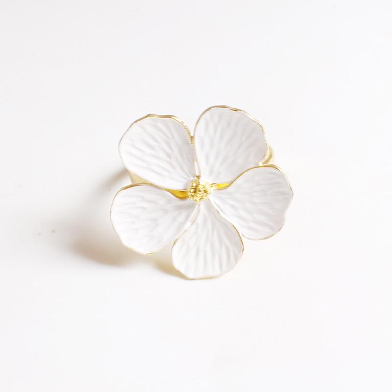 Свадебная простая салфетка сливы салфетка 5 лепестков счастливый цветок кольцо для салфеток кольцо для салфеток