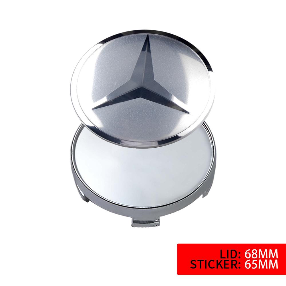 60mm/63mm/68mm Car Wheel Center Cap Hub Covers Badge Accessories for Mercedes Benz A B C E R G S Class AMG W124 W169 W176 W212