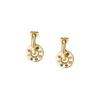 Boucles d'oreilles - BAGLIORI - SAVO07 - Acier - Zirconium - Jaune et Multicolore