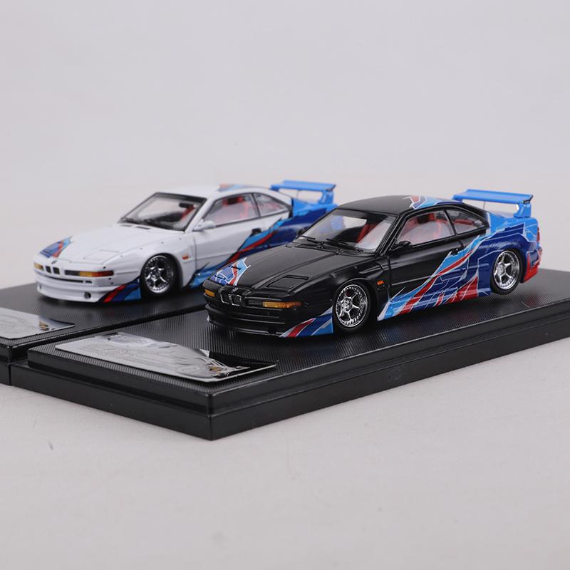 RM MODEL 1:64 850CSi E31 Wide Body Conversion Version Alloy Model Car