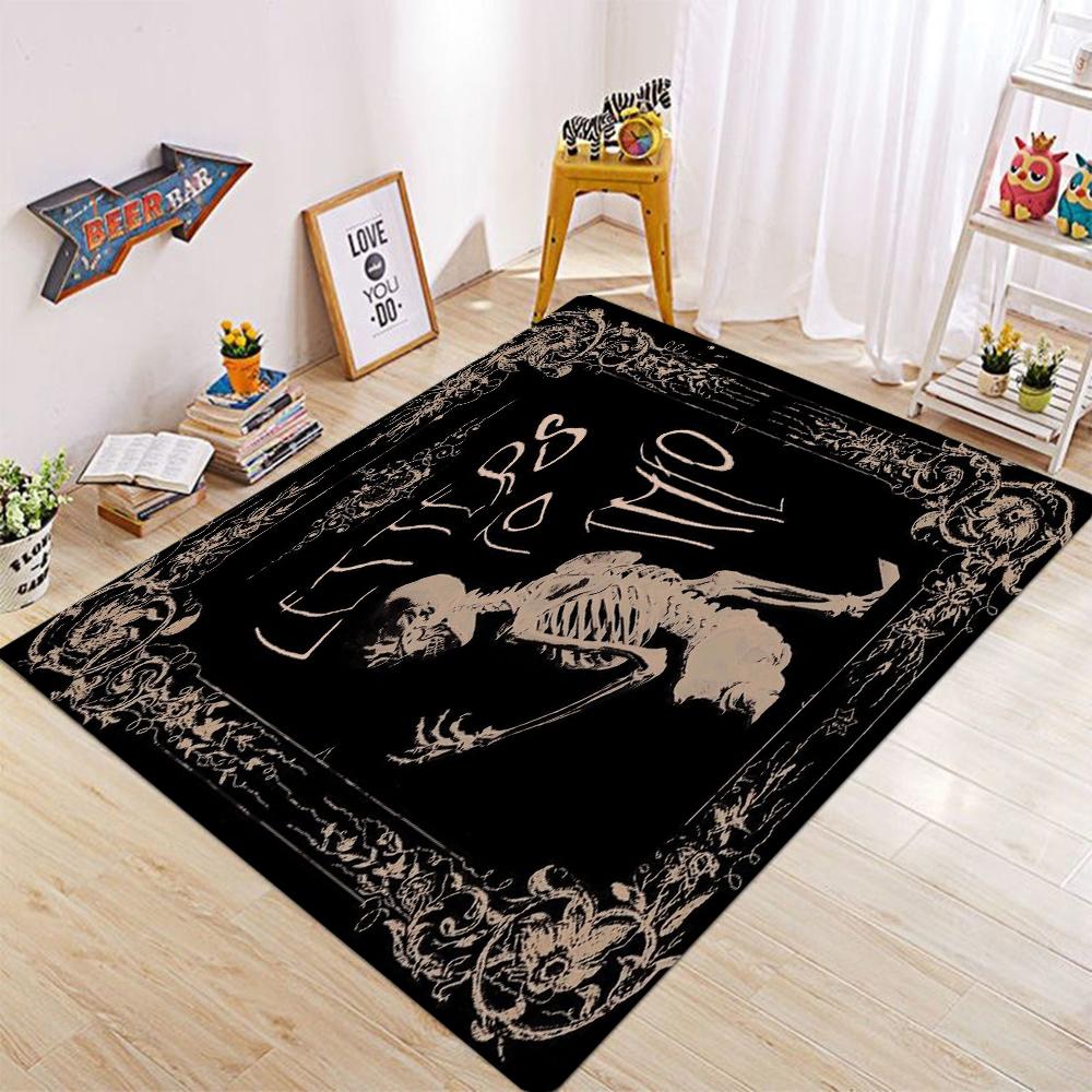 Ковер Ouija Tarot Witchcraft в готическом стиле, ковер для гостиной, спальни, диван, коврик для украшения, детские игры, нескользящий напольный коврик