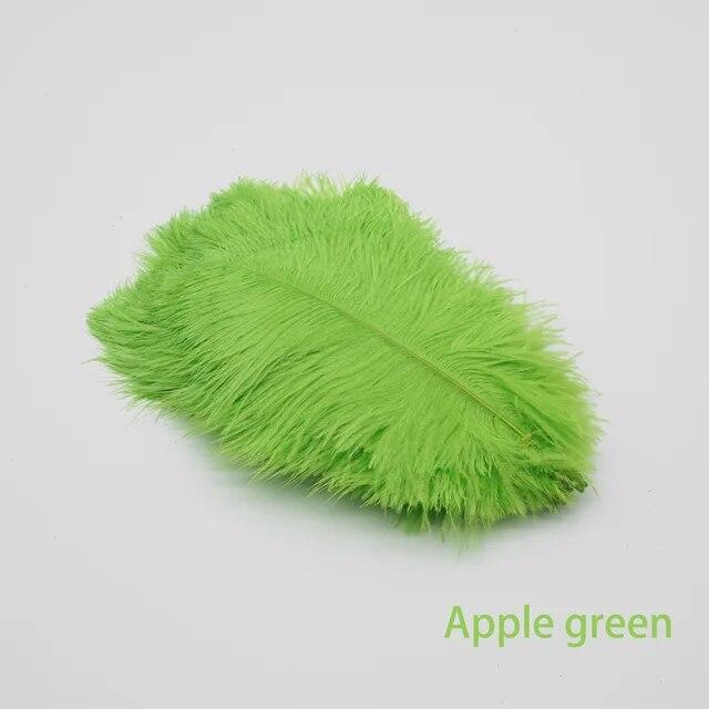 20 шт./лот, натуральные белые страусиные перья, аксессуары ручной работы, свадебные украшения для дома, Марди Гра, красочные плюмы, деко