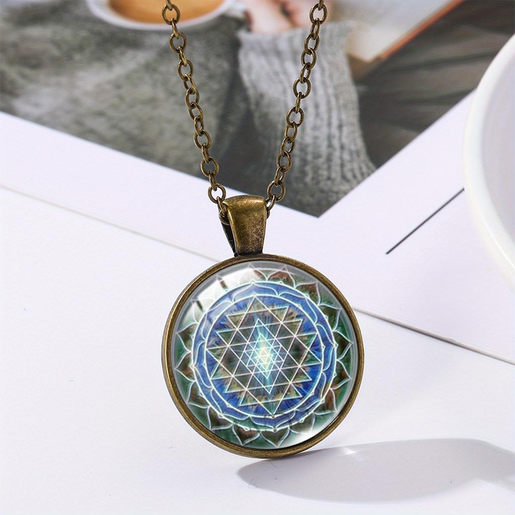 Священная шри-янтра-мандала, подвеска, буддийские украшения