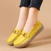 Fashion New Spring Fashion Loafers Women's Slip-on Soft-soled Moccasins Flats Shoes British Style Casual Non-slip Round Toe Nurse Shoes