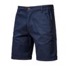 European and American Men's Cotton Slim Fit Shorts In Solid Colors for Summer Casual Wear