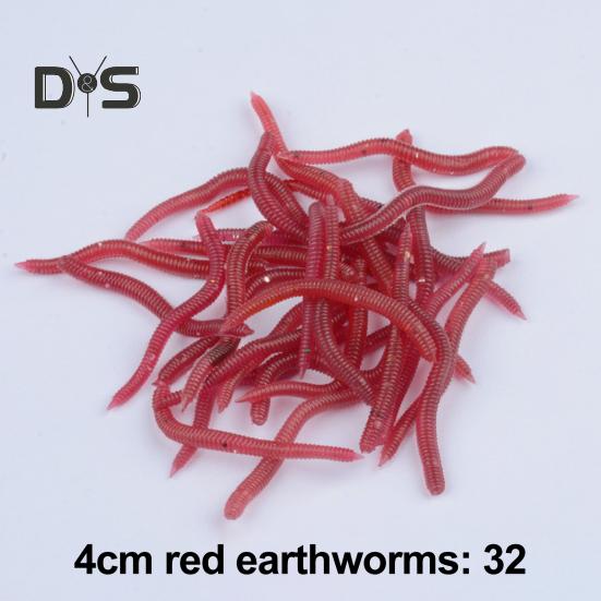 Мягкие рыболовные приманки, набор, яркие цвета, реалистичные, миниатюрные искусственные черви, рыболовная приманка с футляром для хранения