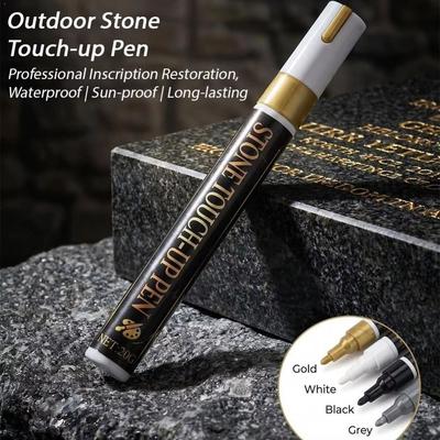 Маркер-краска Tombstone с наконечником 3 мм, водостойкий, для памятных надписей