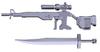 Builders Parts System Оружие 004 1/144