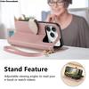 Leaf Buckle Crossbody Lanyard Wallet Case For Infinix Note Hot 50 Pro Plus Spark 20C Card Holder Luxury Leather Phone Cover Bags