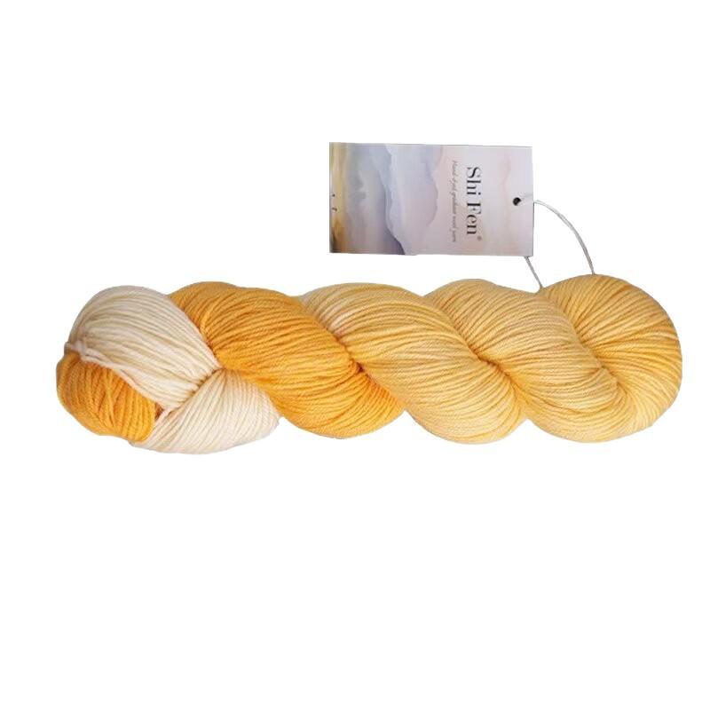Hand-dyed Wool Yarn, Gradient DIY Knitting Patterns for Sweaters, Baby Silk Yarn Shawls, Scarves, and Handmade Hats