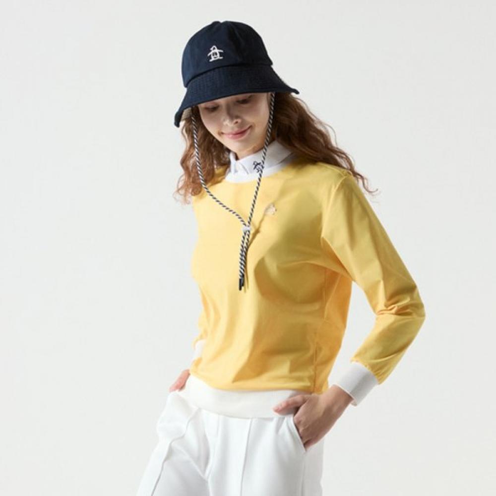 MunSingwear Women S Tricot SweatShirt Yellow Mq122ltl13