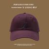 Female cap Slash casual baseball cap Spring and summer simple face small sunshade baseball cap Sunscreen sun hat