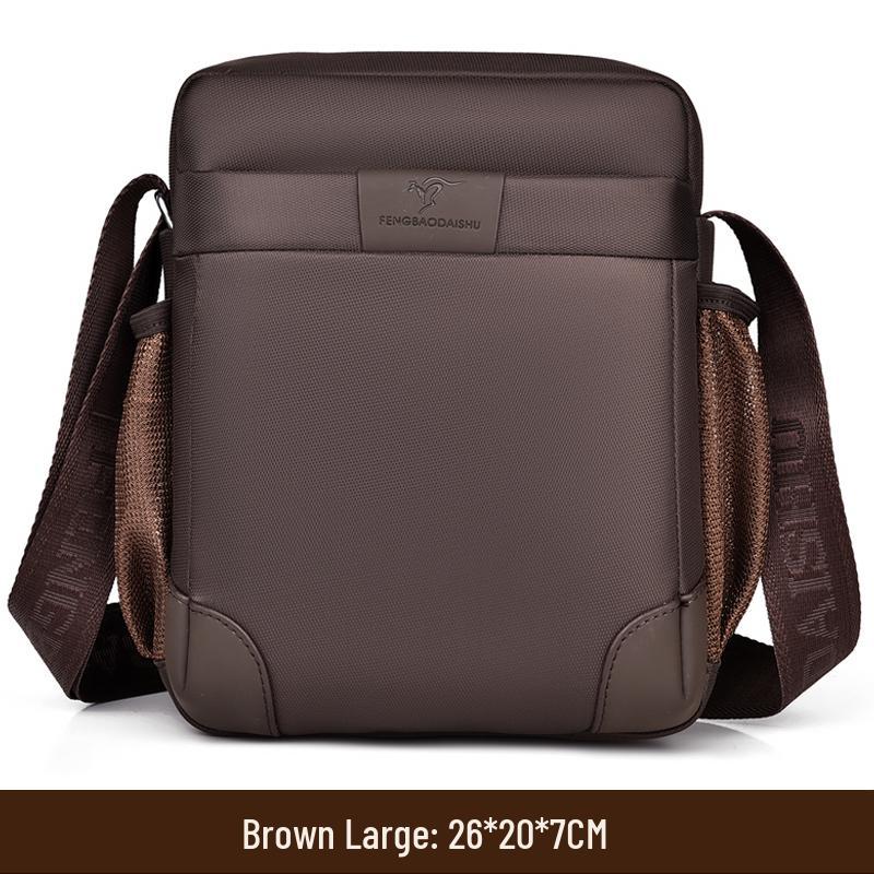 Мужская однолямочная сумка через плечо из холста, Новый 2025 Оксфордский рюкзак для поездок на работу, Компактная персональная портативная сумка