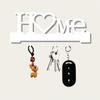 Heart Shaped Key Holder Iron Material Key Wall Hook Wall Mounted Key Holder  Living Room