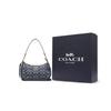 New COACH Teri Fabric With Cow Leather Shoulder Bag, Handbag, Shoulder Bag Medium Size Women's Denim Blue CH139-IMDEI