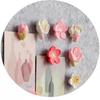 20/30Pcs 3D Sakura Pushpins DIY Pink Flower Push Pins Portable Decorative Studs  Stationery
