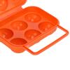3 Pcs Sturdy Shockproof Egg Storage Carrier ABS Egg Container Egg Organizer Box  Outdoor Camping