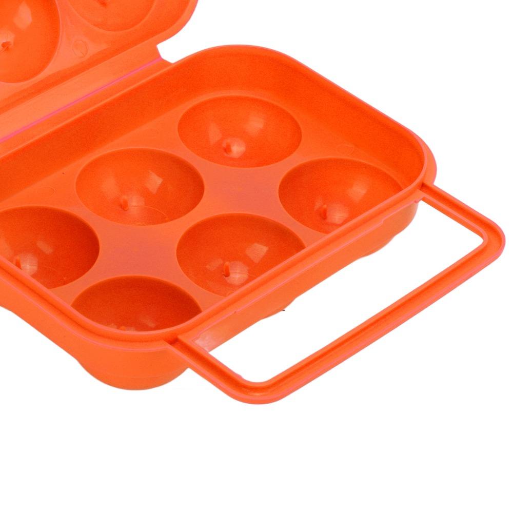 3 Pcs Sturdy Shockproof Egg Storage Carrier ABS Egg Container Egg Organizer Box Outdoor Camping