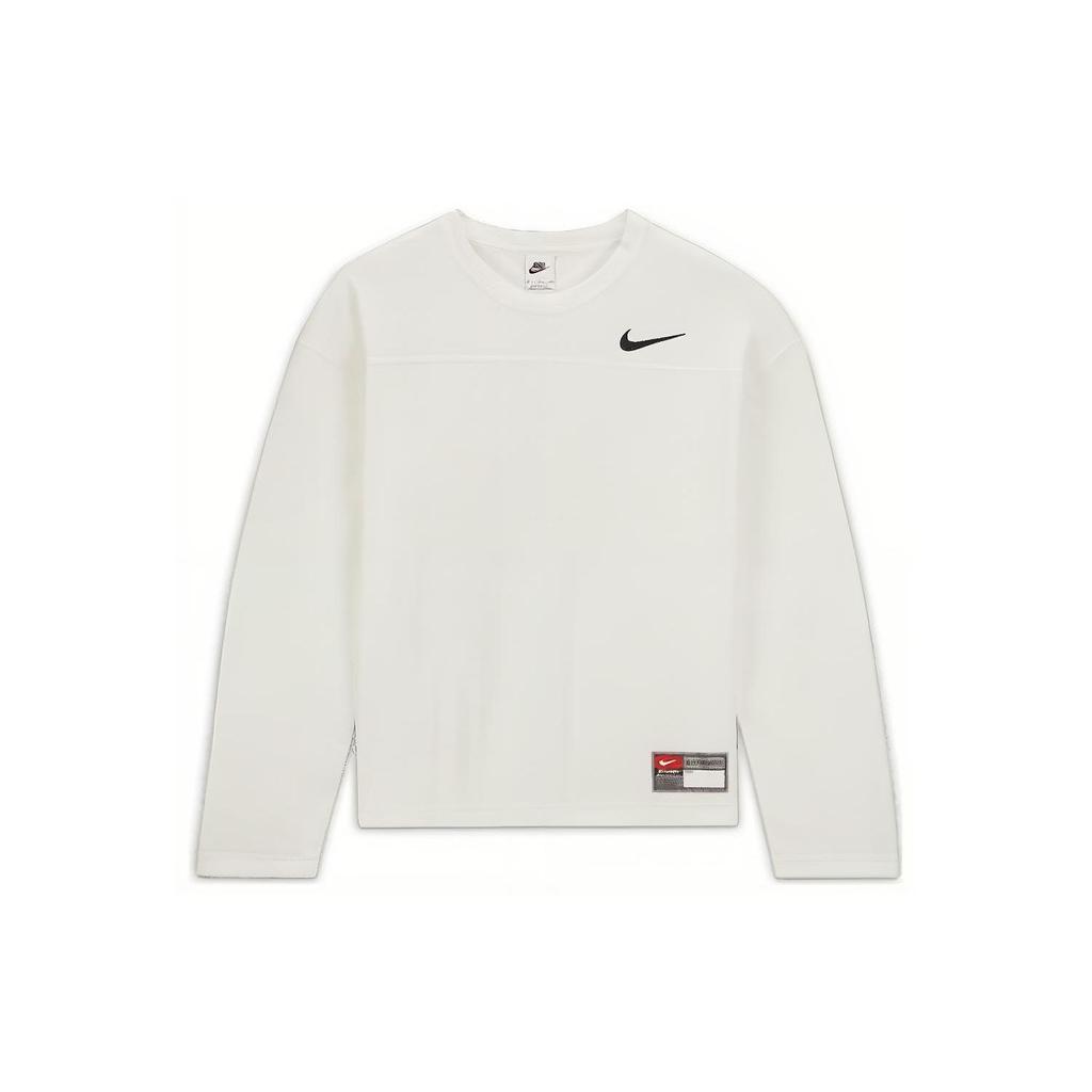 Nike Топ Stussy с длинными рукавами (Азия) Топы унисекс с парусом белые FJ9165-133