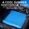 3D Honeycomb Cool And Breathable Cool Ice SilkCar Home Office Chair Cushion Car Accessories Car Gel Cooling Seat Cushion