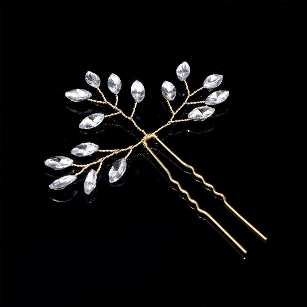 Красивые золотые украшения для выпускного вечера, аксессуары, жемчужная шпилька для волос, свадебные зажимы, шпильки, тиара для подружки невесты