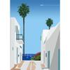 Hiroshi Nagai Classic Artwork Wavy Summer Florida City Beach Landscape Poster Canvas Painting Wall Pictures Home Office Decor