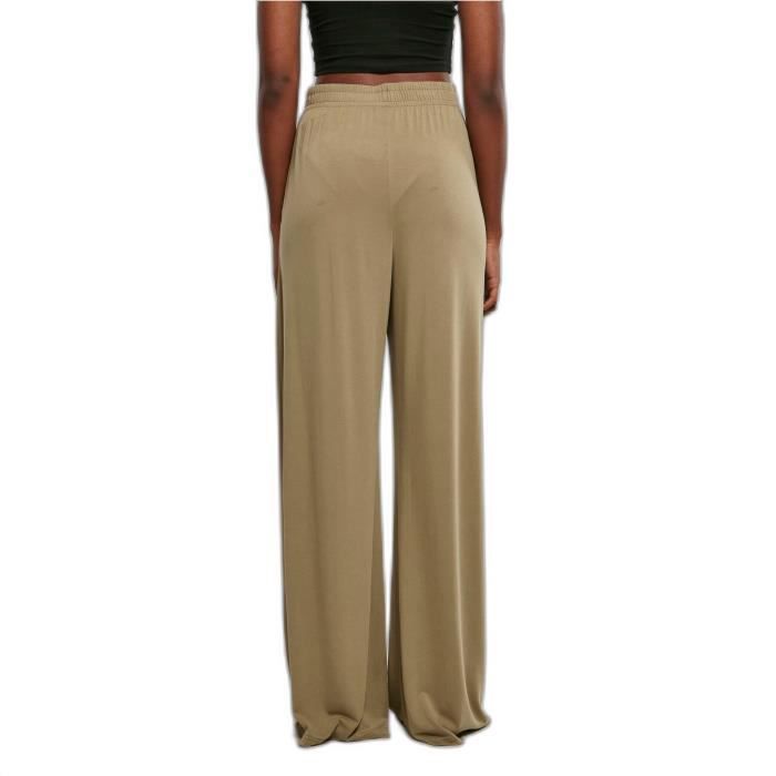 Pantalon large femme Urban Classics Modal - vert kaki - S