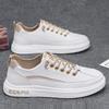 Весенняя мужская обувь новые маленькие белые туфли мужская повседневная спортивная обувь для скейтборда студенческая подростковая кожаная модная обувь