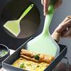 Силиконовый шпатель Инструмент с антипригарным покрытием Лопатка Кухонная утварь Тамагояки Лопатка для омлетов Сковорода с антипригарным покрытием Лопатки Еда Домашняя кулинария