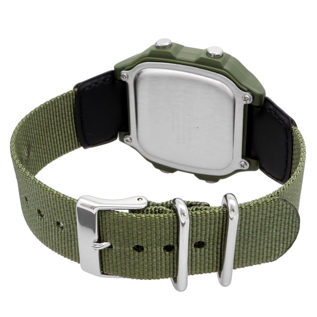 Casio Цифровые часы CASIO с мировым временем AE-1200WHB-3BV Зеленые (Зарубежная модель) [Параллельный импорт]