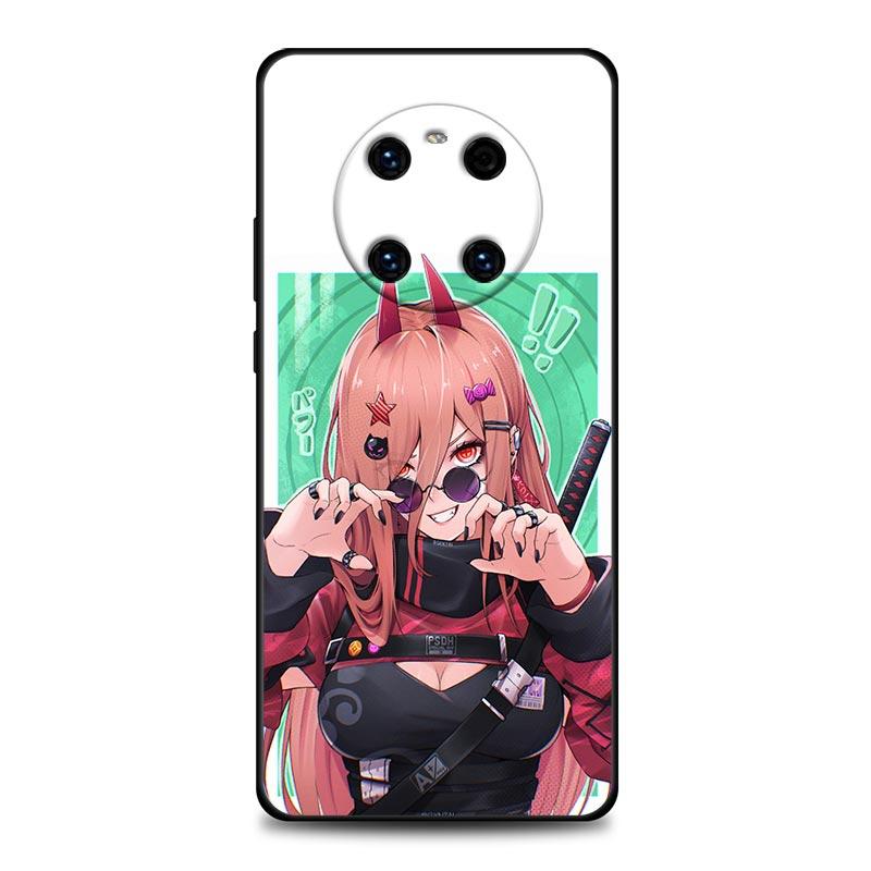 Чехол для телефона ChainSaw Man Girl Anime для Huawei Mate 10 20 40 40Rs Y6 Y7 Y7a Y8s Y8p Y9a Enjoy 20e 2019 Lite Pro Plus черный чехол