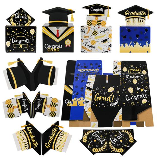 Копилка для подарков на выпускной 2025 года, подарочная коробка для подарков на выпускной, подарочная коробка для поздравлений с выпускным, сувениры на выпускной, украшения