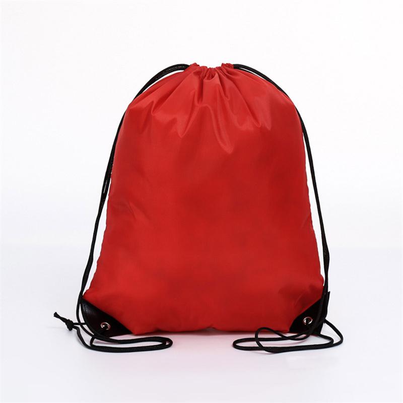 Portable Sports Bag Drawstring Belt Riding Backpack Gym Shoes Bag Storage Bag