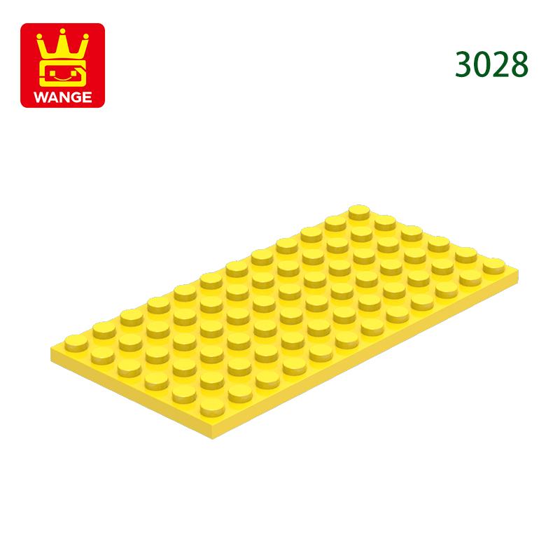 Нетоксичные 10 шт. 3028 Пластина6 X12 Строительные блоки Moc Цветные Аксессуары Совместимые с Кирпичом DIY Запасные Части Игрушка Подарок