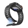 Магнитный силиконовый ремешок для Apple Watch Ultra 3/2/1 49мм 11 10 46мм 42мм Браслет iWatch 9 8 7 6 5 4 SE 45мм 41мм 44мм 40мм Лента