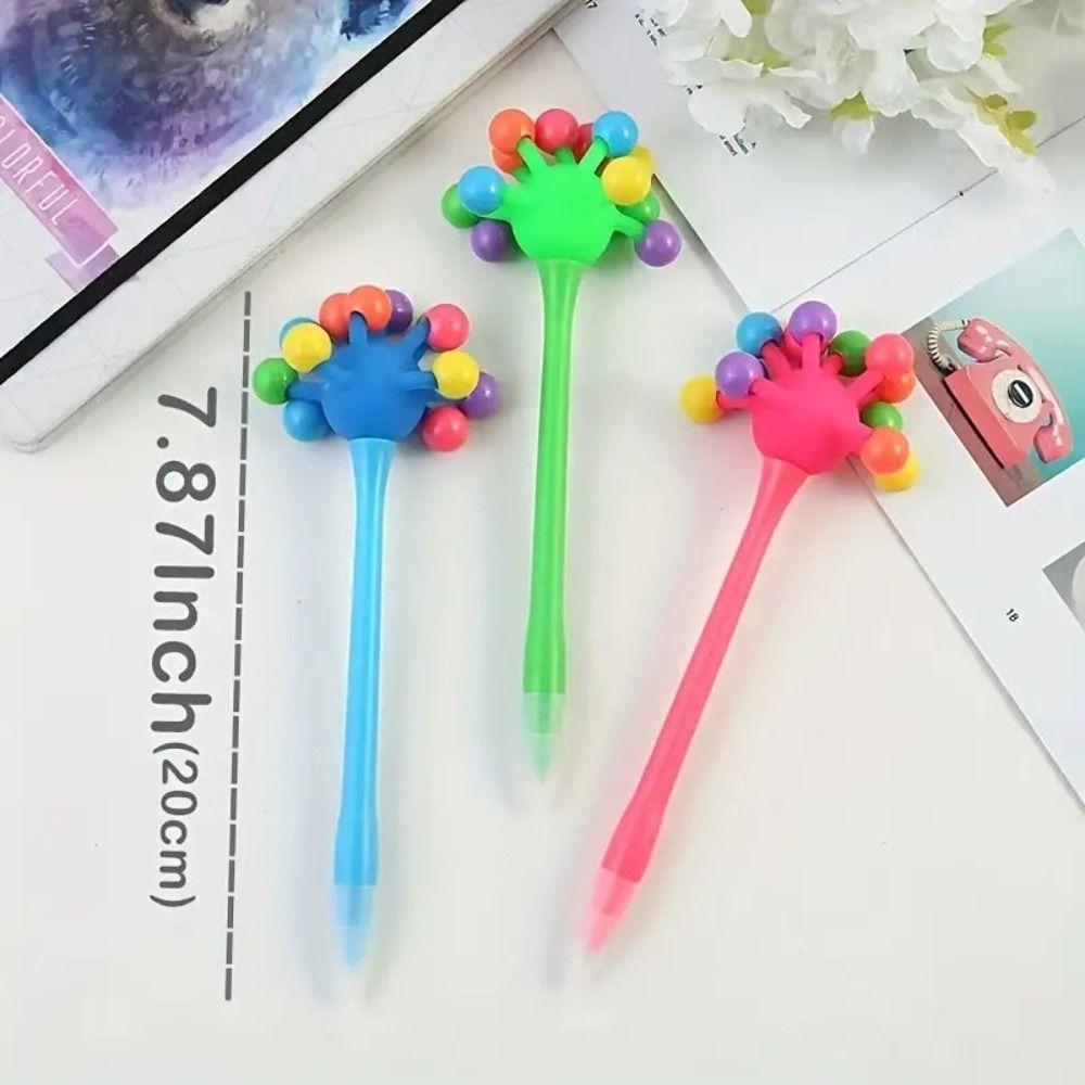 Fun To Your Writing Small Ball Ballpoint Pen Decompression Ballpoint Pen Toy Pen Office Supplies