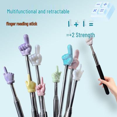 Выдвижная указка для чтения 68 см для детей и учителей: Указка для преподавания в классе и дома.